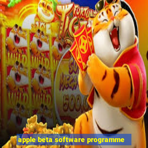 apple beta software programme